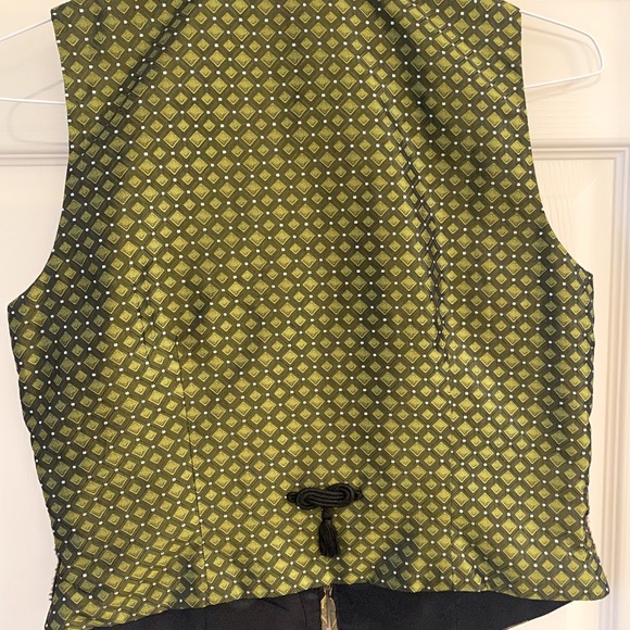 Vintage TAPP New York Hand Tailored Zip Up Faux Fur Vest, M - Picture 3 of 5